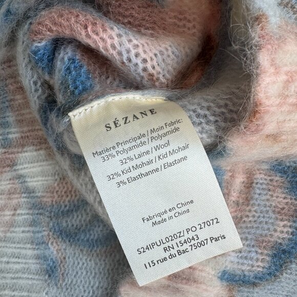 Sezane HÉLÈNE JUMPER Floral Print - Picture 10 of 13